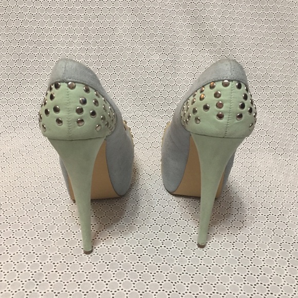 Penny Sue | Blue Studded Stilettos the shoe guru - Picture 4 of 8